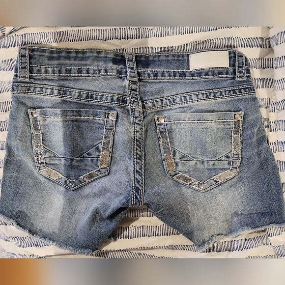 Daytrip Pants - Daytrip Light Blue Denim Shorts